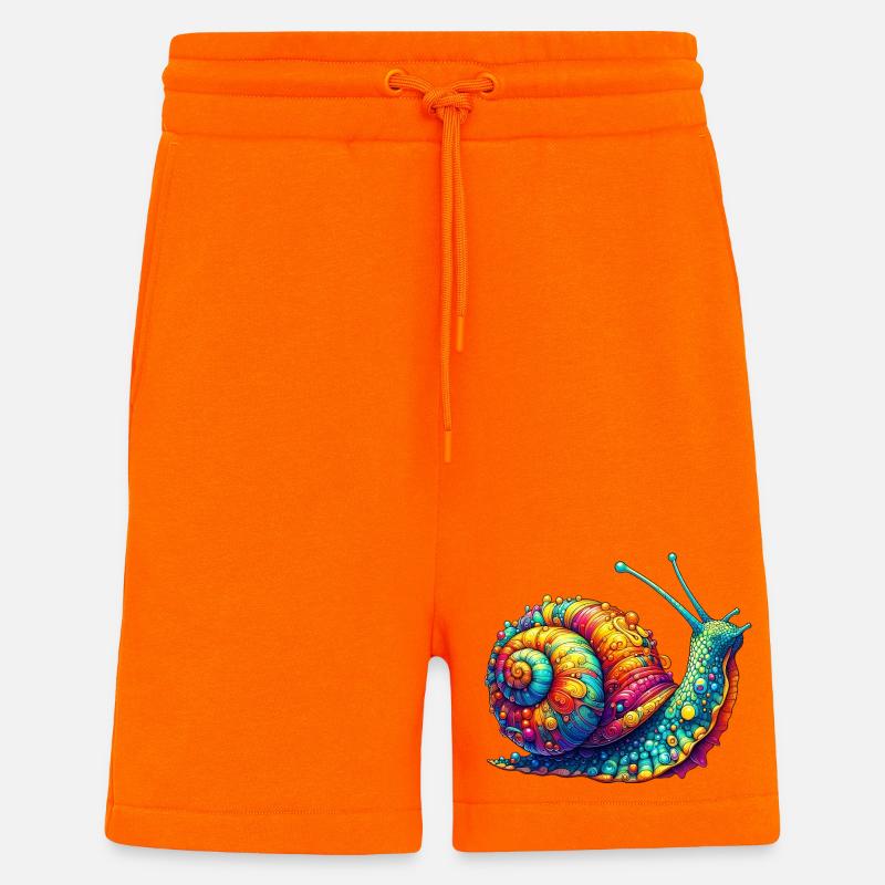 Snail - Shorts - made by SPREAD - SUNSET ORANGE