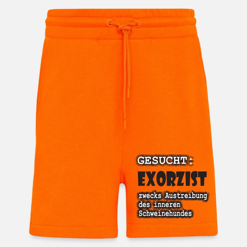 Exorzist Suchanzeige Effekt - Shorts - made by SPREAD - SUNSET ORANGE