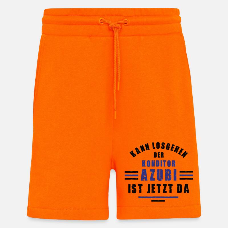 Trainee Confectioner Apprenticeship Training Confectioner Training - Shorts - made by SPREAD - SUNSET ORANGE