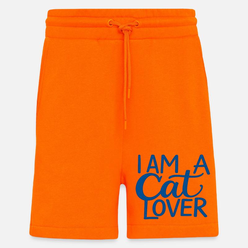 Ich bin ein Katzenliebhaber - Shorts - made by SPREAD - SUNSET ORANGE