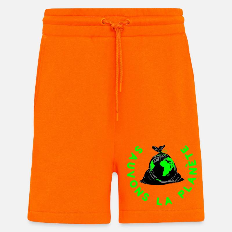 Rette den Planeten - Shorts - made by SPREAD - SUNSET ORANGE