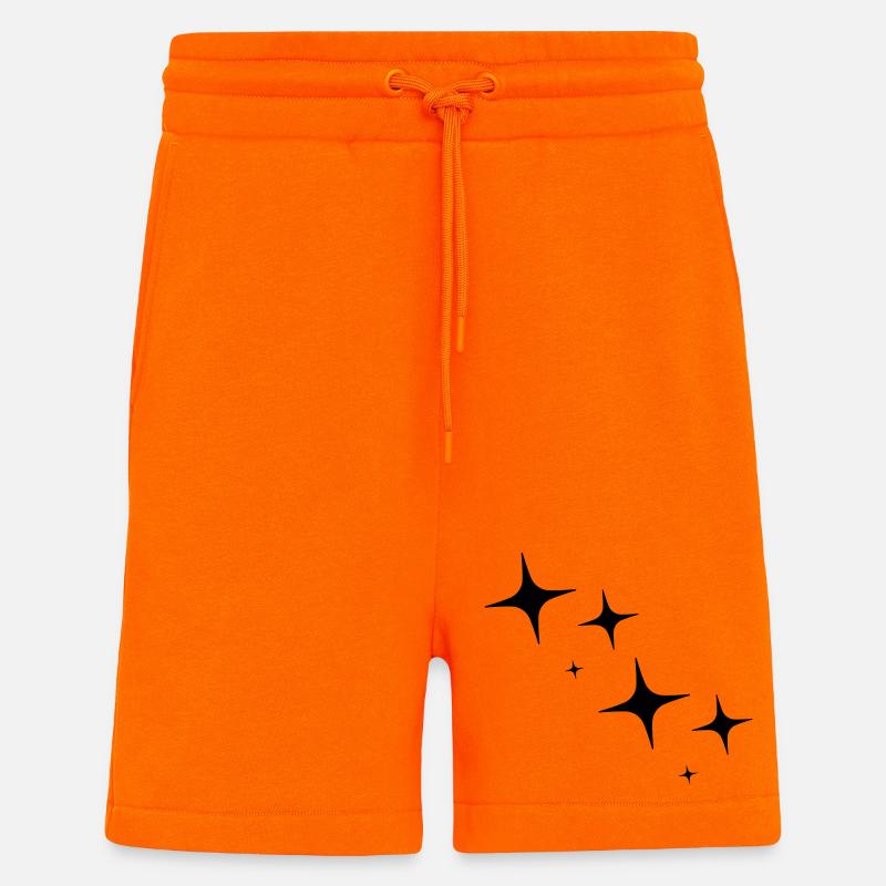 Funkeln - Sterne - Zeichen - Shorts - made by SPREAD - SUNSET ORANGE