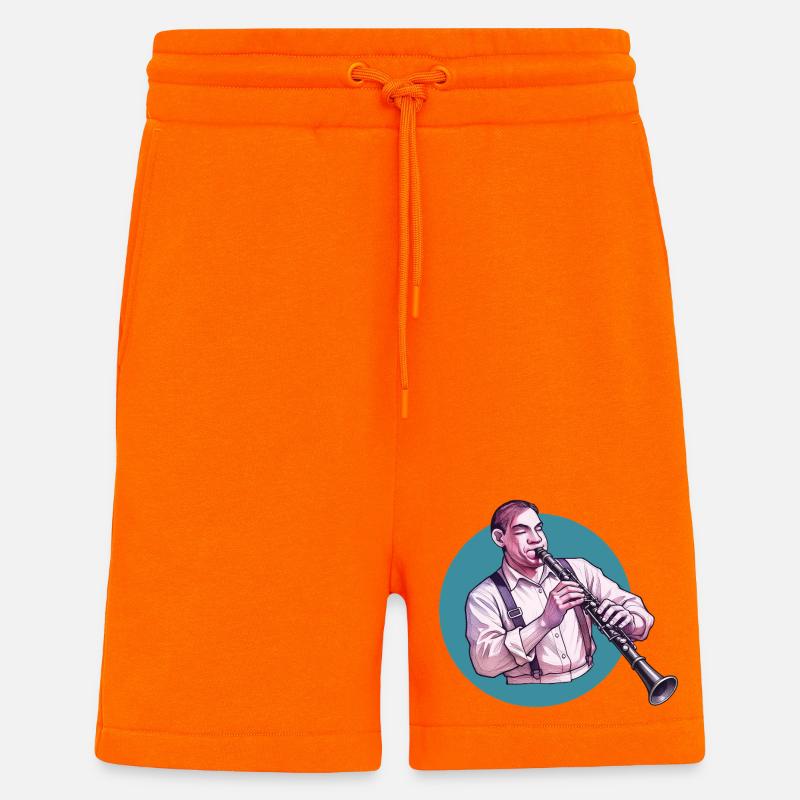 CLARINETIST #2 – Klang & Bild - Shorts - made by SPREAD - SUNSET ORANGE