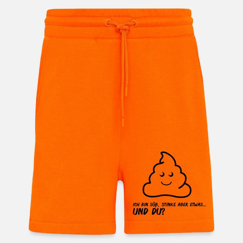 aa_spruch - Short bio décontracté fabriqué en UE - SUNSET ORANGE