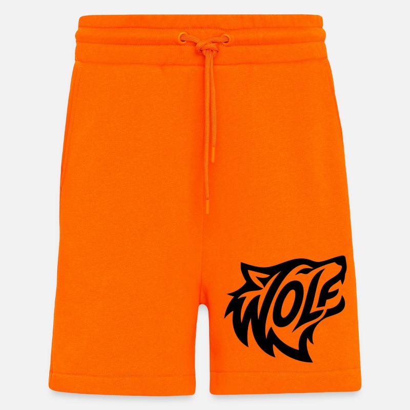 Wilder Wolf - Shorts - made by SPREAD - SUNSET ORANGE