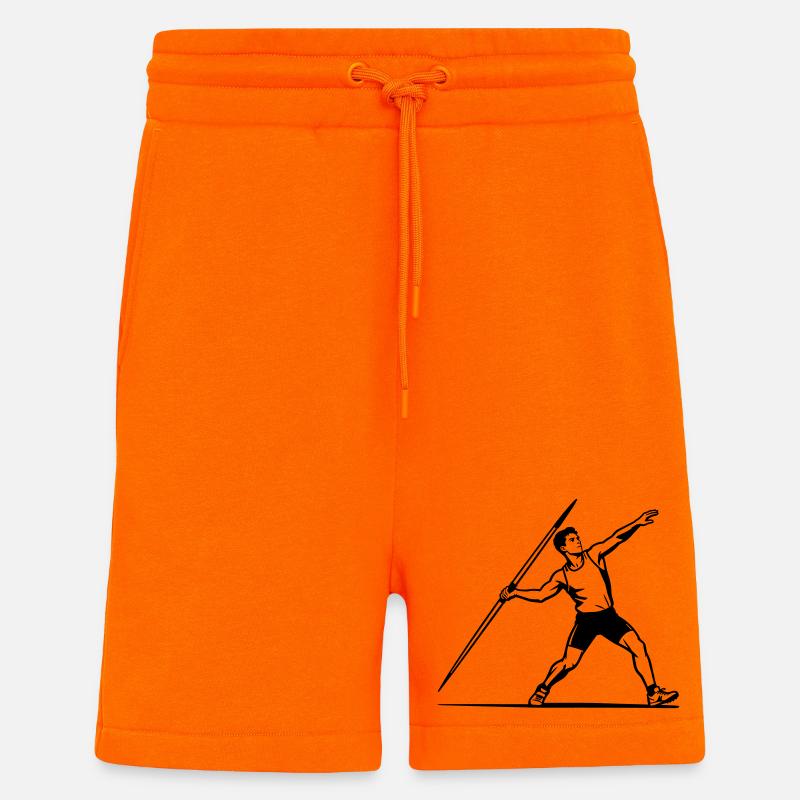 Speerwurf - Shorts - made by SPREAD - SUNSET ORANGE