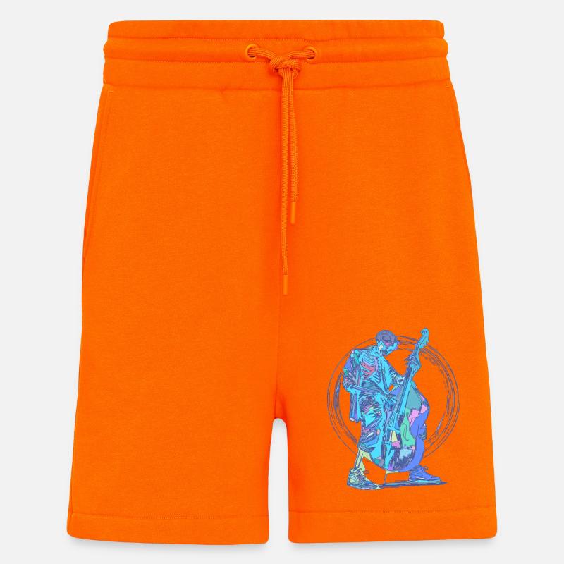 Kontrabassguy - Shorts - made by SPREAD - SUNSET ORANGE