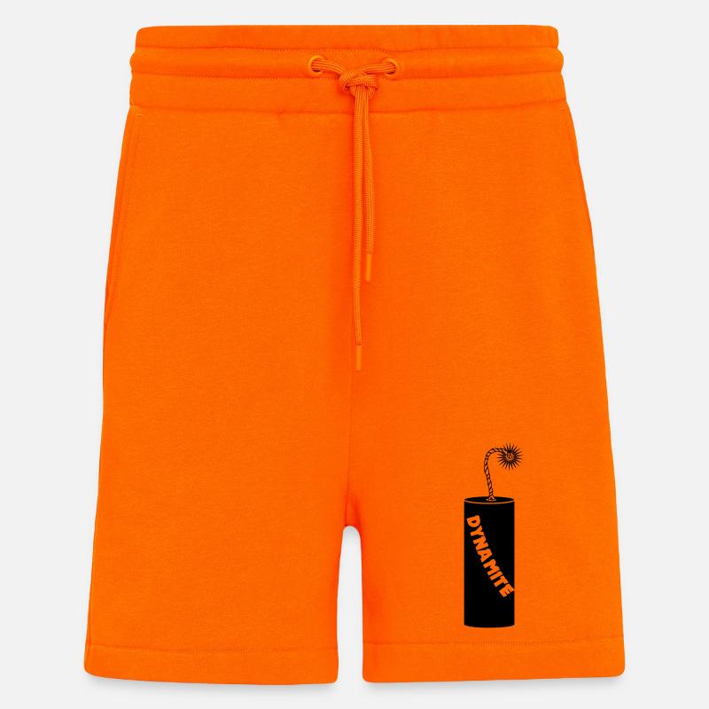 Brennende Dynamitstange - Shorts - made by SPREAD - SUNSET ORANGE