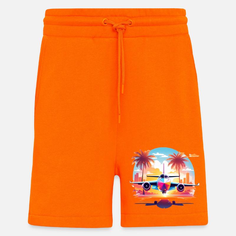 Miami Urlaub - Shorts - made by SPREAD - SUNSET ORANGE