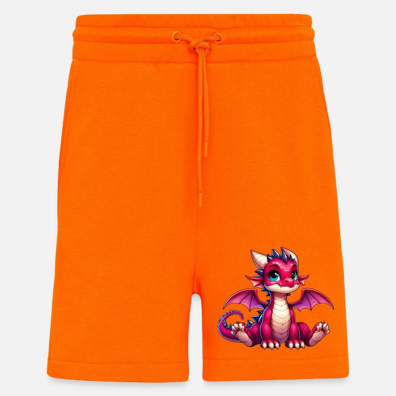 Dragon - Short bio décontracté fabriqué en UE - SUNSET ORANGE