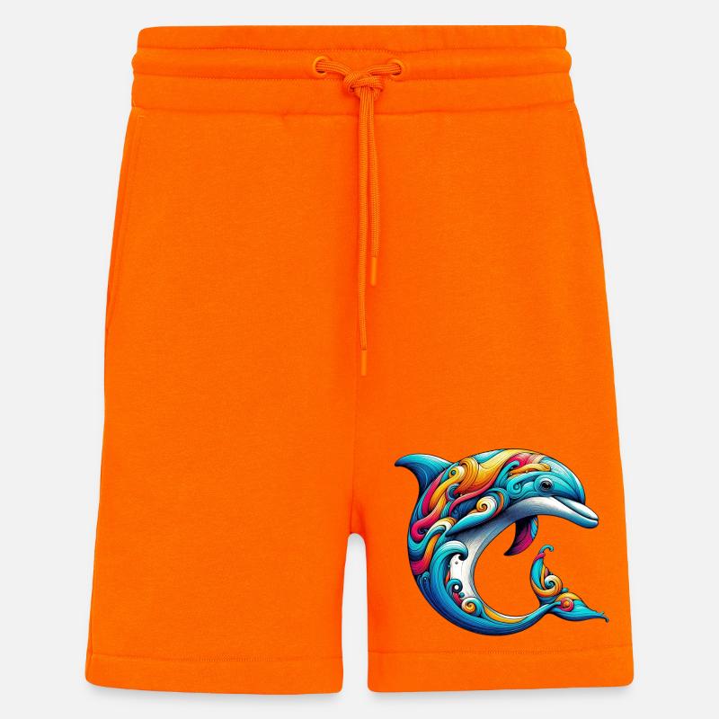 Delfin - Shorts - made by SPREAD - SUNSET ORANGE