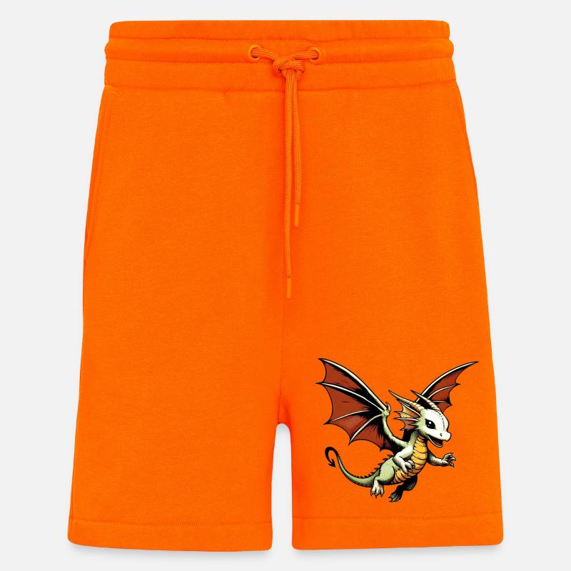Drache - Shorts - made by SPREAD - SUNSET ORANGE