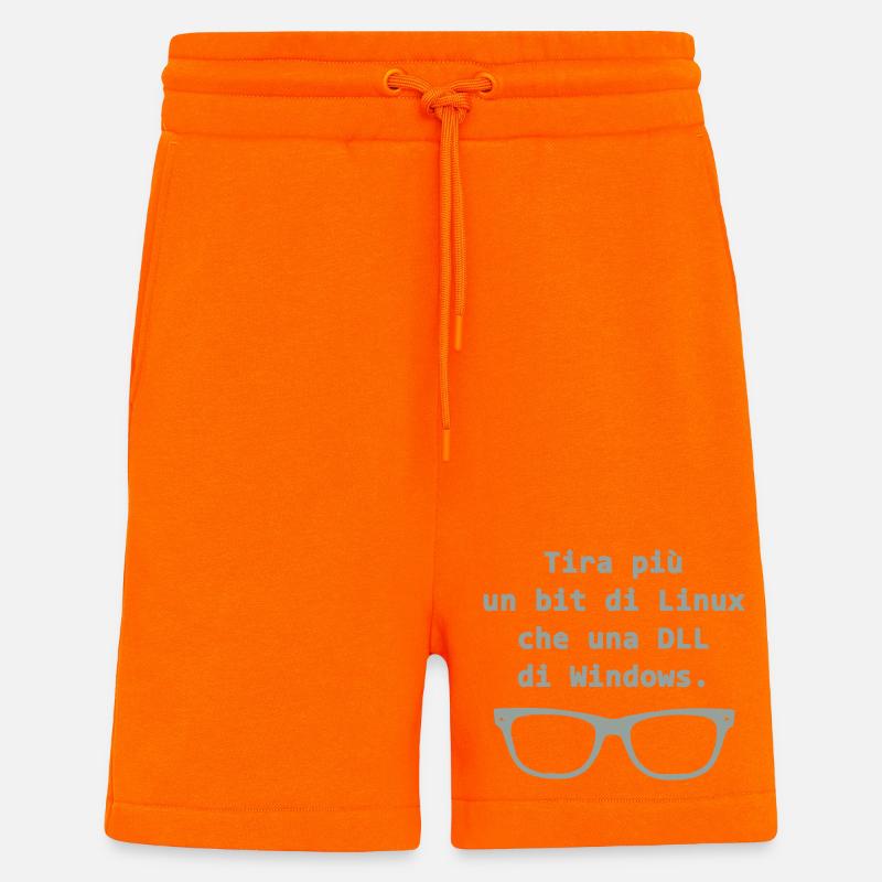 Linux - Shorts - made by SPREAD - SUNSET ORANGE