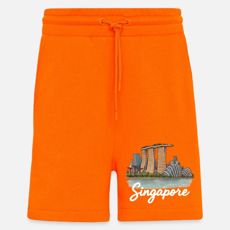 Singapur - Shorts - made by SPREAD - SUNSET ORANGE
