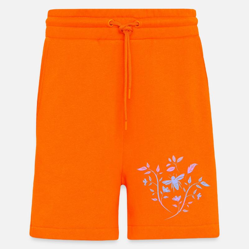 Source - Short bio décontracté fabriqué en UE - SUNSET ORANGE