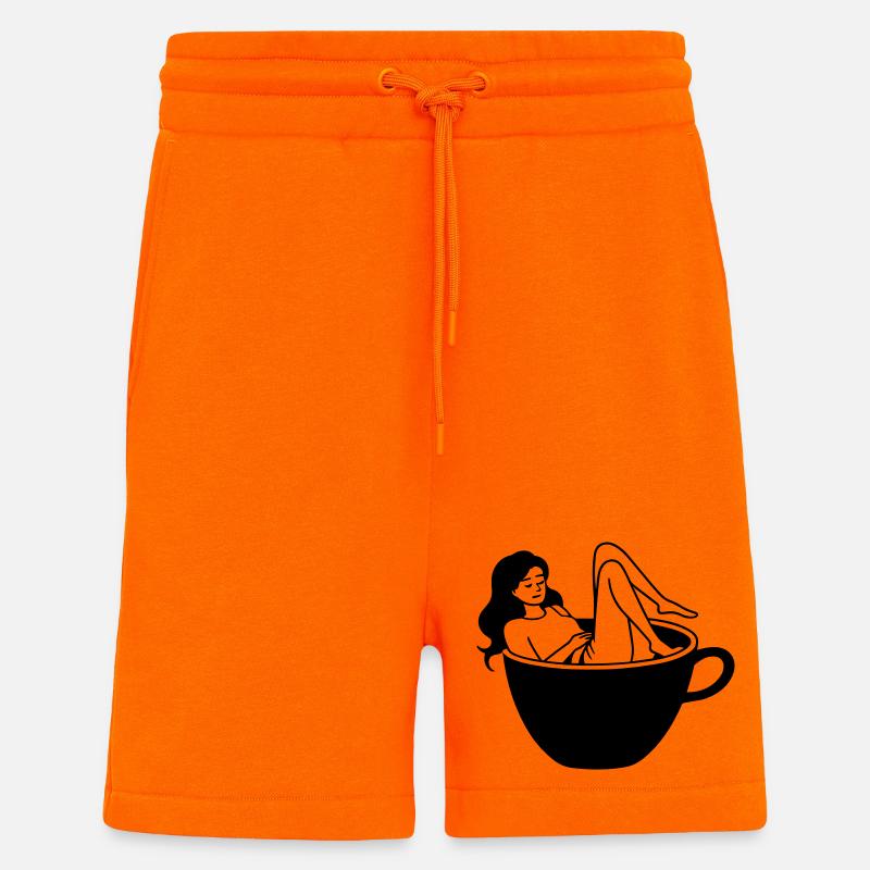 Kaffeekultur - Shorts - made by SPREAD - SUNSET ORANGE