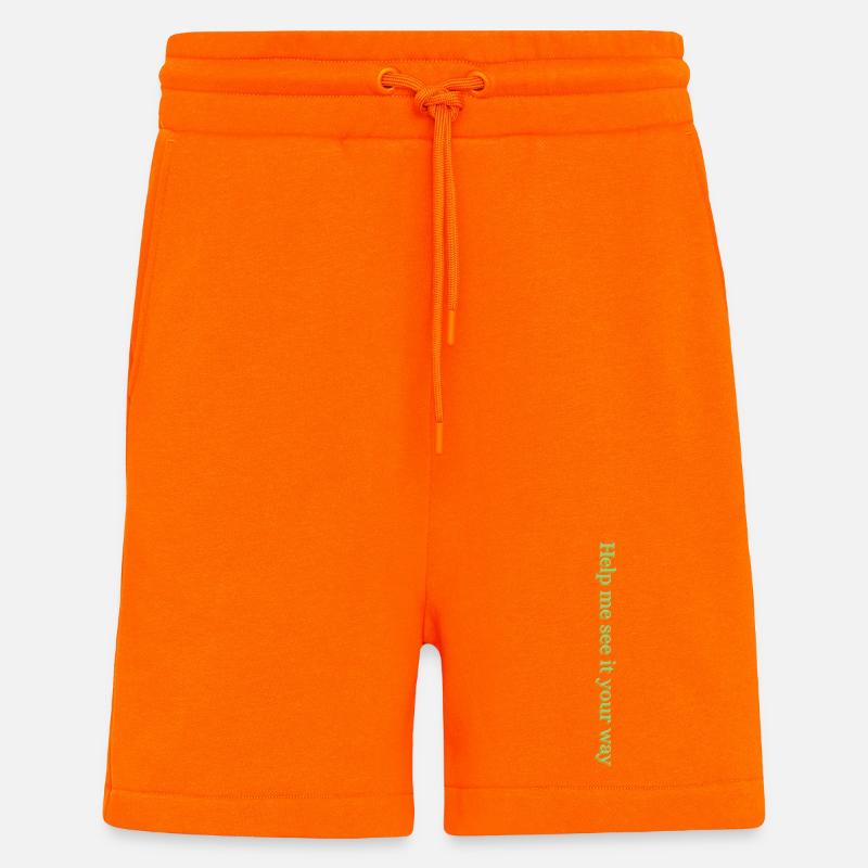 Help me see it your way - Shorts - made by SPREAD - SUNSET ORANGE