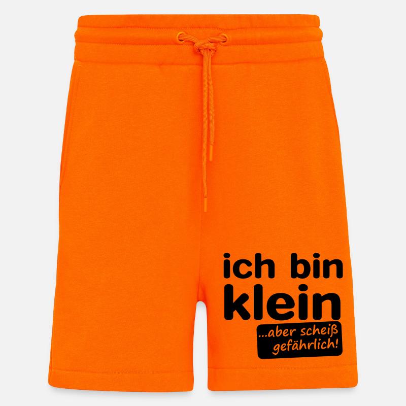 ich bin klein aber scheiß gefährlich! - Shorts - made by SPREAD - SUNSET ORANGE