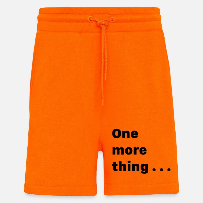 Abstract Geometry Pattern on Canvas - Shorts - made by SPREAD - SUNSET ORANGE