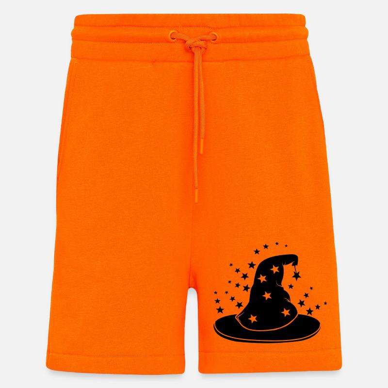 Magical wizard hat with stars - Shorts - made by SPREAD - SUNSET ORANGE