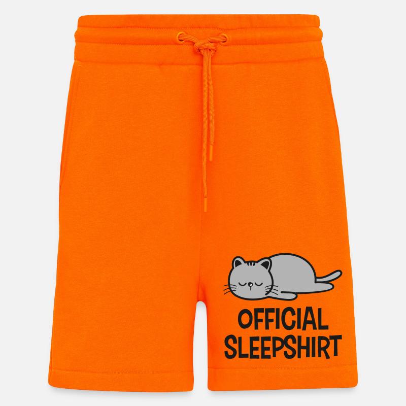 Cat Cats - Shorts - made by SPREAD - SUNSET ORANGE