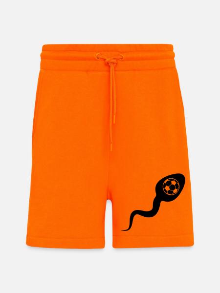 Sperma Sperma Fußball - Shorts - made by SPREAD - SUNSET ORANGE