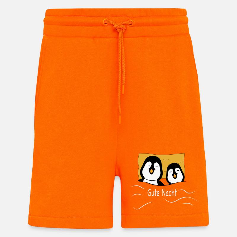 Müde Pinguine - Shorts - made by SPREAD - SUNSET ORANGE