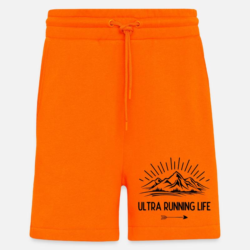 Ultra-Laufleben - Shorts - made by SPREAD - SUNSET ORANGE