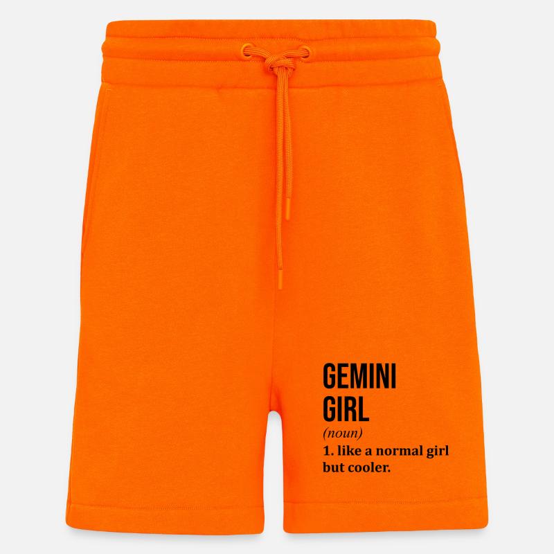 Zwillinge - Shorts - made by SPREAD - SUNSET ORANGE