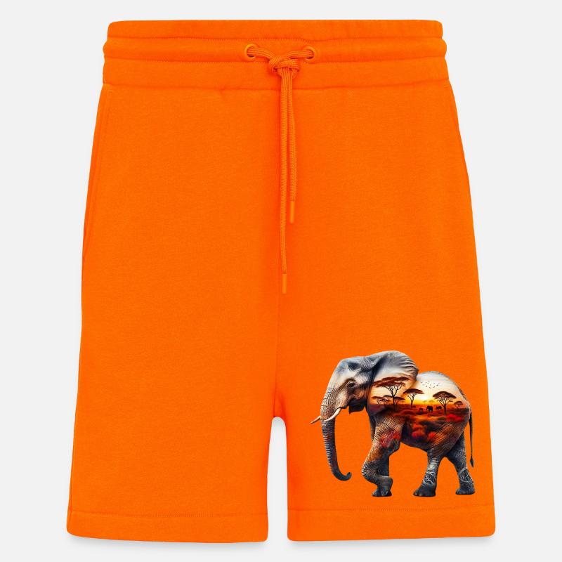 Elefant - Shorts - made by SPREAD - SUNSET ORANGE
