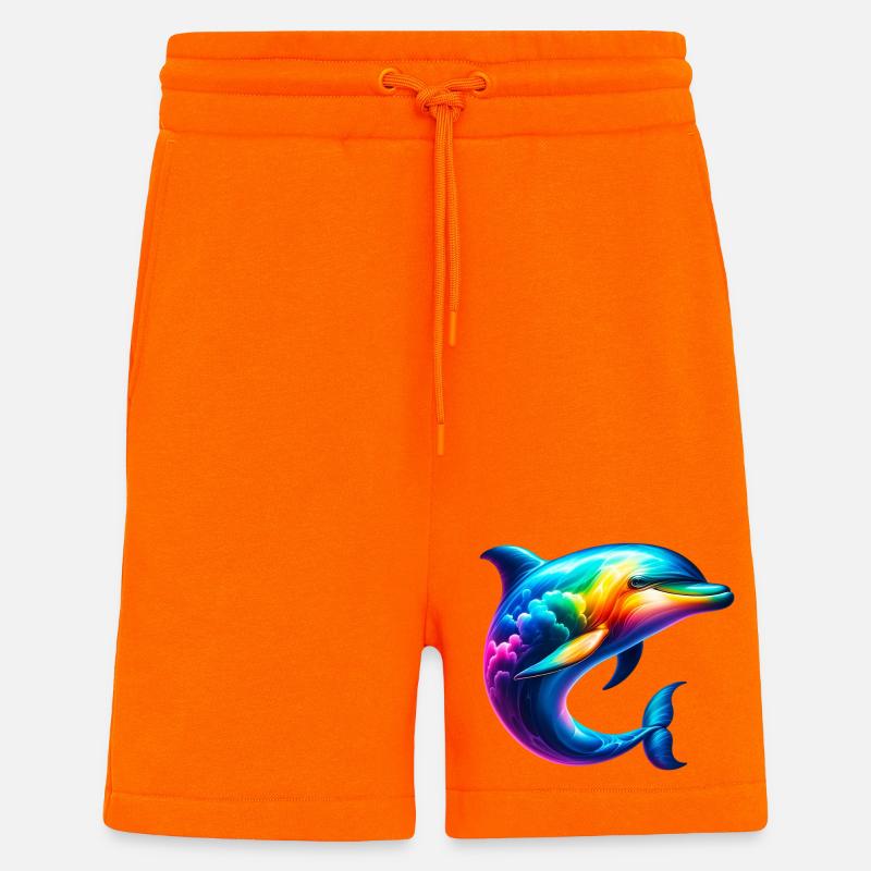 Dolphin - Shorts - made by SPREAD - SUNSET ORANGE