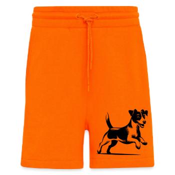 Jack Russell Terrier - Short bio décontracté fabriqué en UE - SUNSET ORANGE - Devant