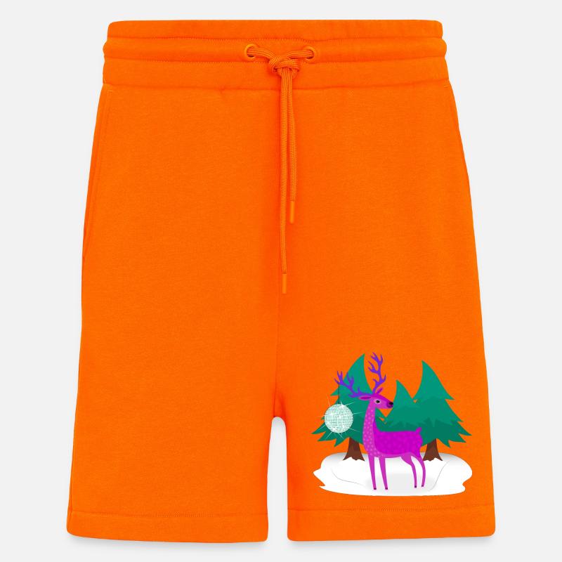 Weihnachtshirsch - Shorts - made by SPREAD - SUNSET ORANGE