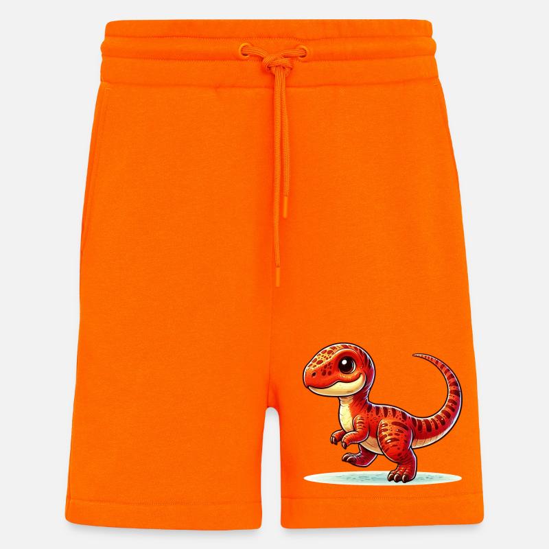 Dinosaur - Shorts - made by SPREAD - SUNSET ORANGE
