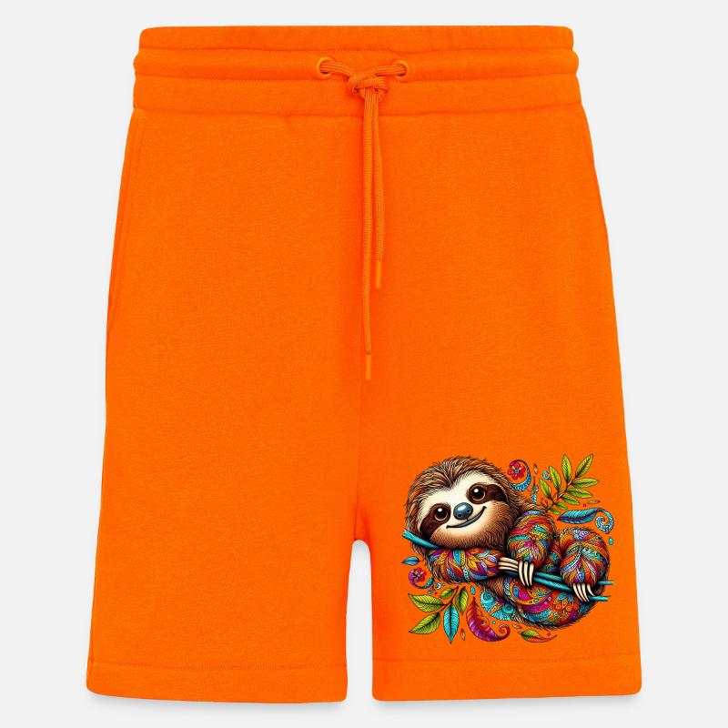 Faultier - Shorts - made by SPREAD - SUNSET ORANGE