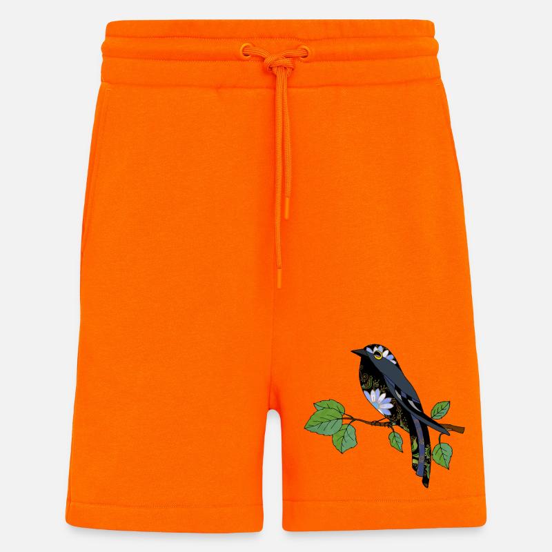 Bunter Vogel - Shorts - made by SPREAD - SUNSET ORANGE