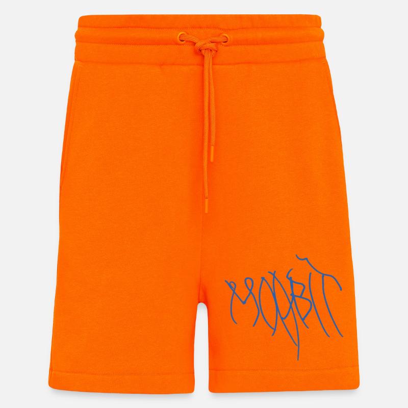 Berlin Moabit - Short bio décontracté fabriqué en UE - SUNSET ORANGE