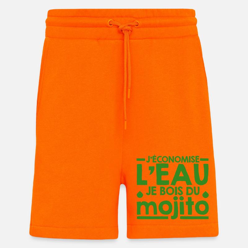 Mojito Humor-Phrase Mojito-Cocktail - Shorts - made by SPREAD - SUNSET ORANGE