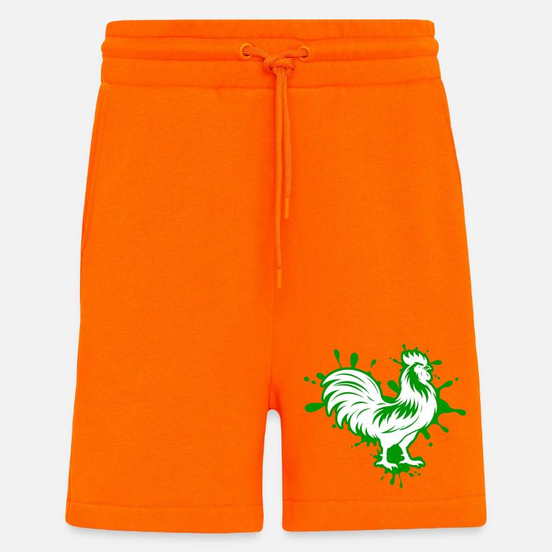 Hahn Klecks - Shorts - made by SPREAD - SUNSET ORANGE