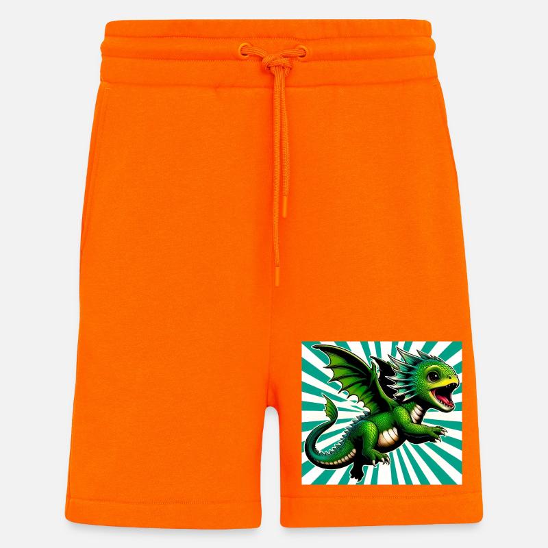 Drache - Shorts - made by SPREAD - SUNSET ORANGE