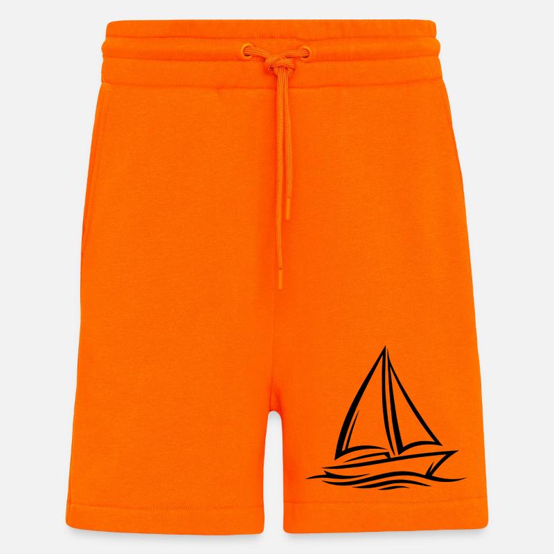 Segelboot - Shorts - made by SPREAD - SUNSET ORANGE