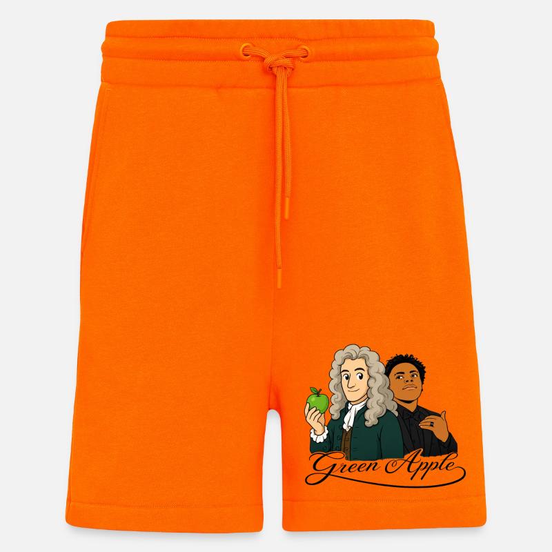 Green Apple - Shorts - made by SPREAD - SUNSET ORANGE