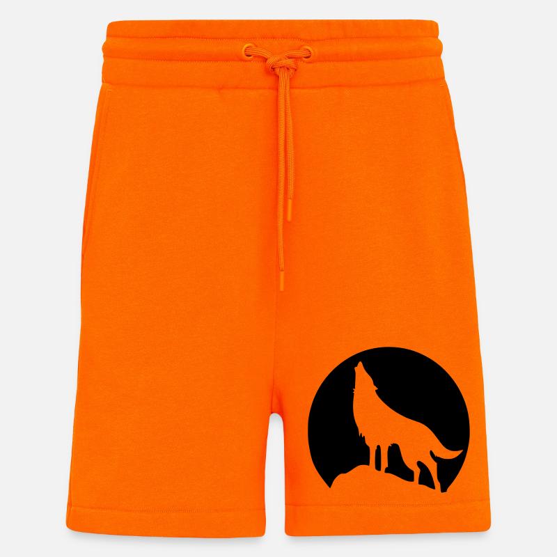 Wolf - Mond - Shorts - made by SPREAD - SUNSET ORANGE