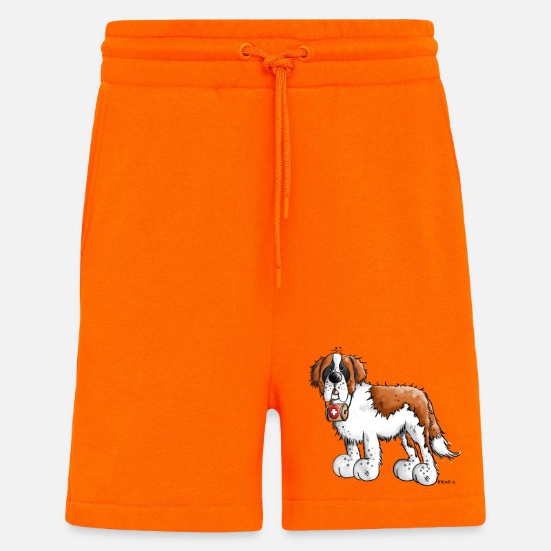 Der Bernhardiner - Shorts - made by SPREAD - SUNSET ORANGE