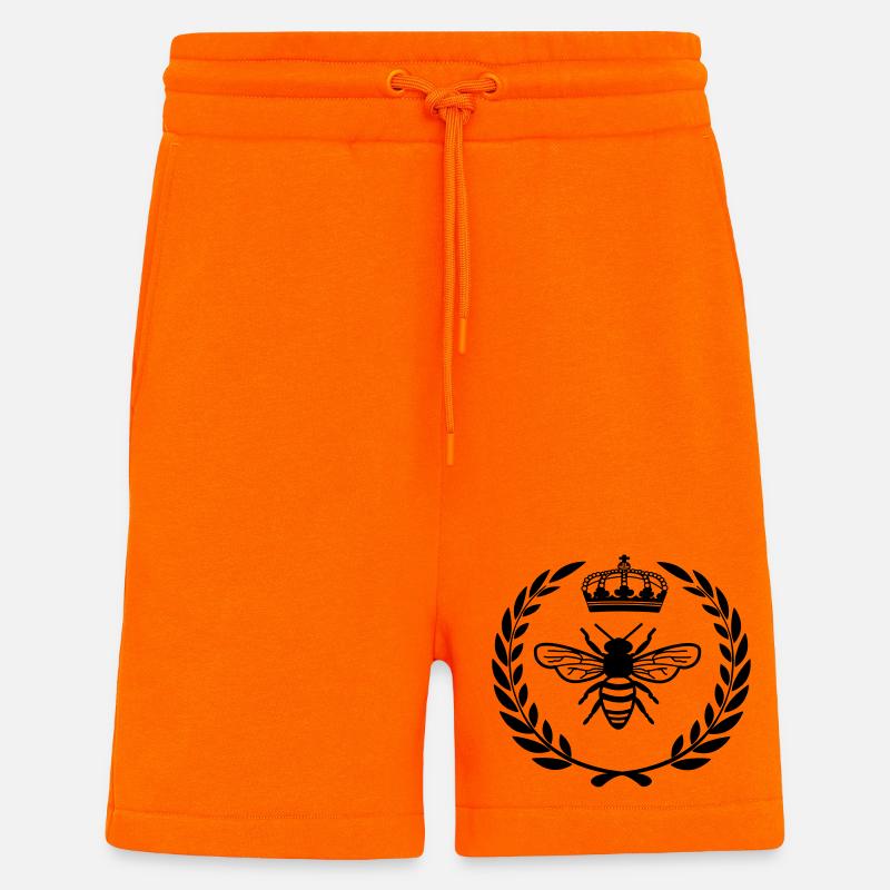 Mit Königin im Lorbeerkranz - Shorts - made by SPREAD - SUNSET ORANGE