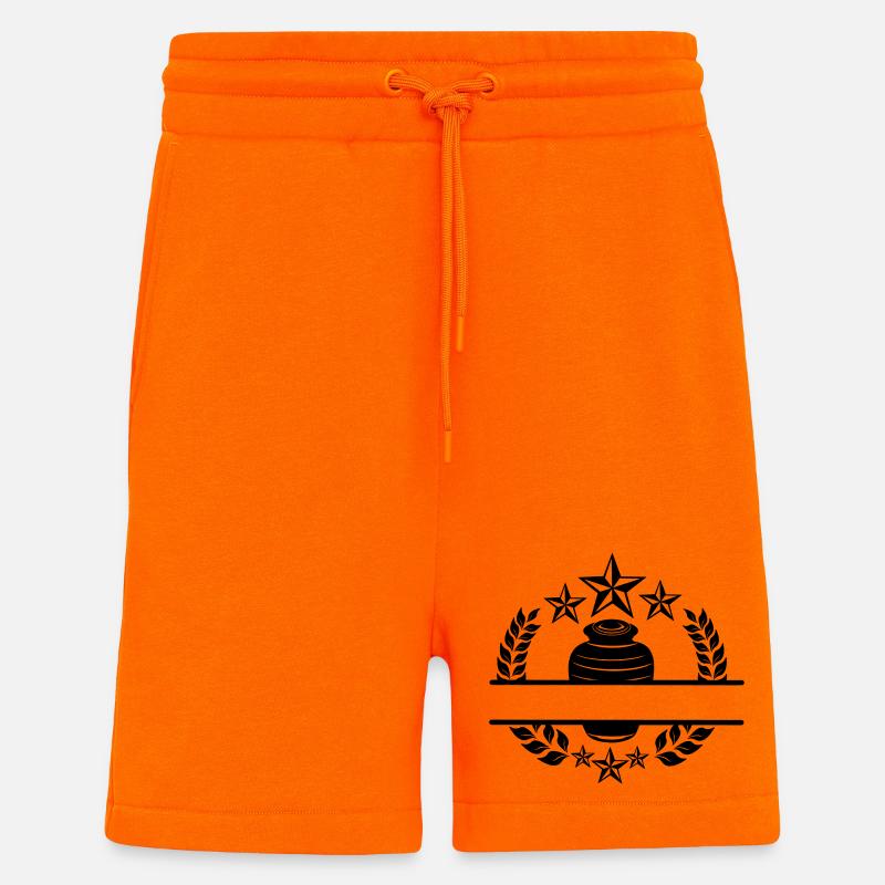 Urne mit Namensausschnitt - Shorts - made by SPREAD - SUNSET ORANGE