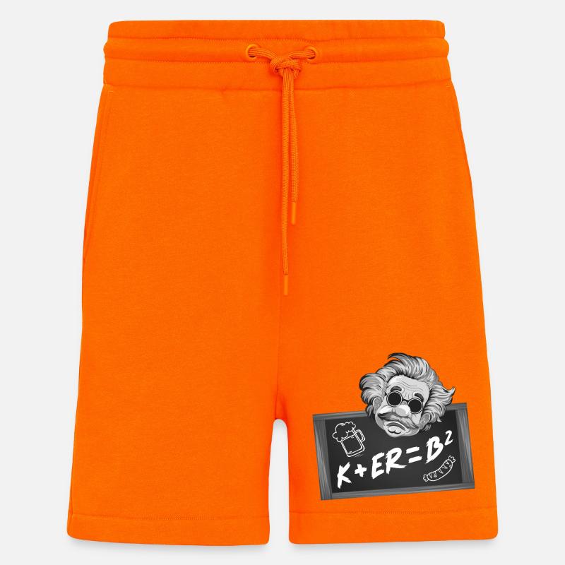 Kerb - Einfache Mathematik - Shorts - made by SPREAD - SUNSET ORANGE
