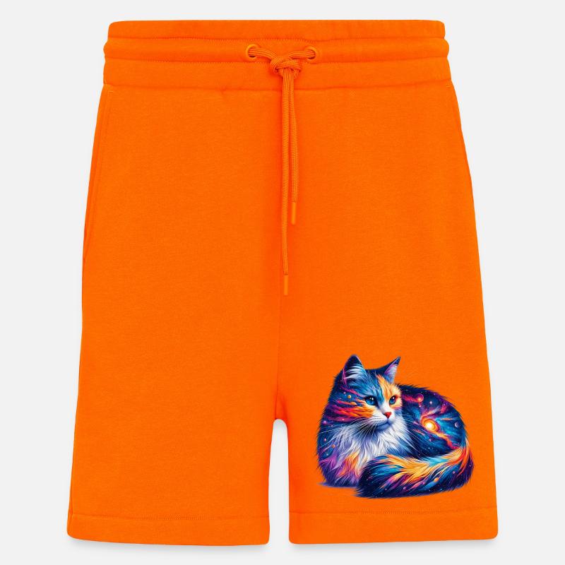 Chat - Short bio décontracté fabriqué en UE - SUNSET ORANGE