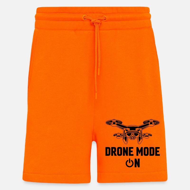 Drohnen-Modus Ein - Shorts - made by SPREAD - SUNSET ORANGE