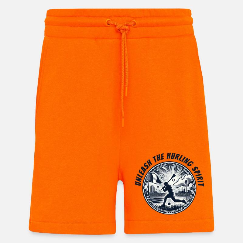 Entfesseln Sie den Hurling-Geist - Shorts - made by SPREAD - SUNSET ORANGE